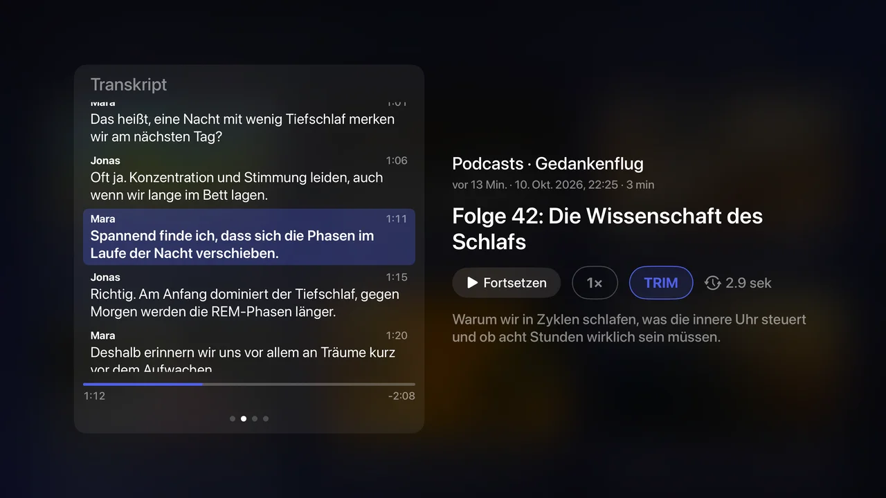 channelBar TV Podcast-Folge mit Transkript